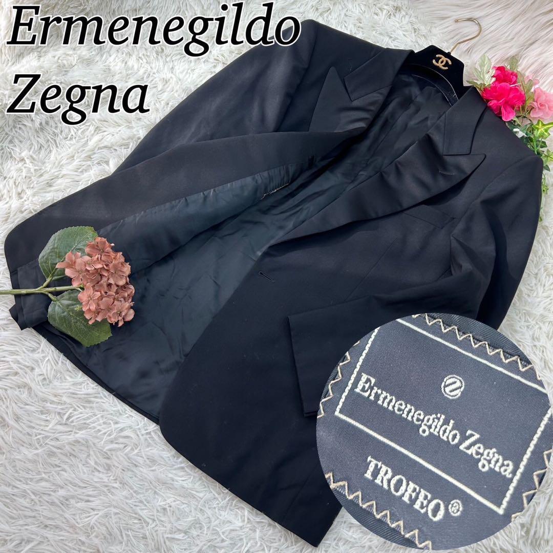 エルメネジルドゼニア メンズ Lサイズ テーラードジャケット タキシード 黒