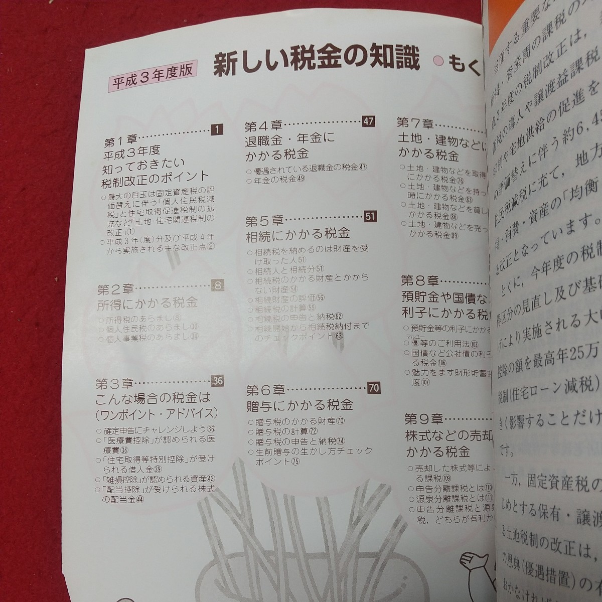 b-009※1 新しい税金の知識 知っておきたい私たちの税金 発行日不明 税金 財務 経済 税制 所得税 確定申告 年金 退職金 相続税 土地 _画像4