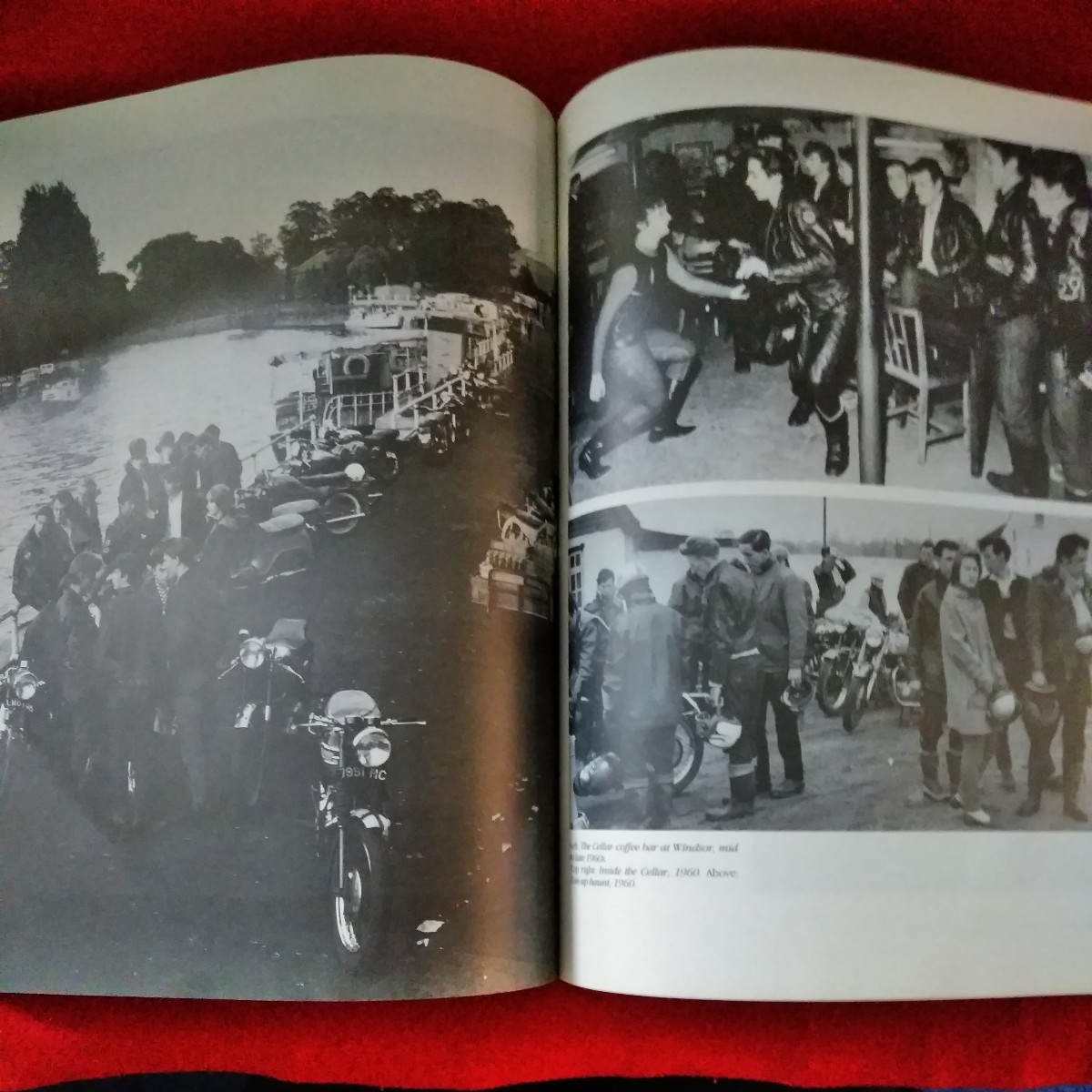 c-237　洋書　ROCKERS ロッカーズ　写真/文　Jonny stuart 　オートバイ　レザージャケット　イギリス　トライアンフ※1_画像4