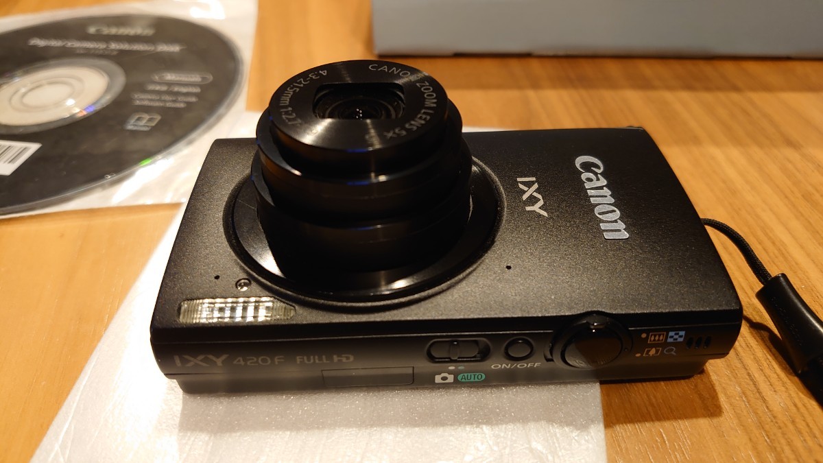 キャノン　IXY420F　Canon　ブラック　欠品なし　SDカード　ケース付_画像4