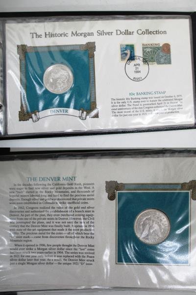 モルガンダラー 銀貨 1ドル セット 5枚 1880 1921 1883 THE HISTORIC MORGAN SILVER DOLLAR COLLECTIONの画像6