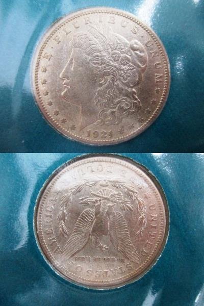 モルガンダラー 銀貨 1ドル セット 5枚 1880 1921 1883 THE HISTORIC MORGAN SILVER DOLLAR COLLECTIONの画像9