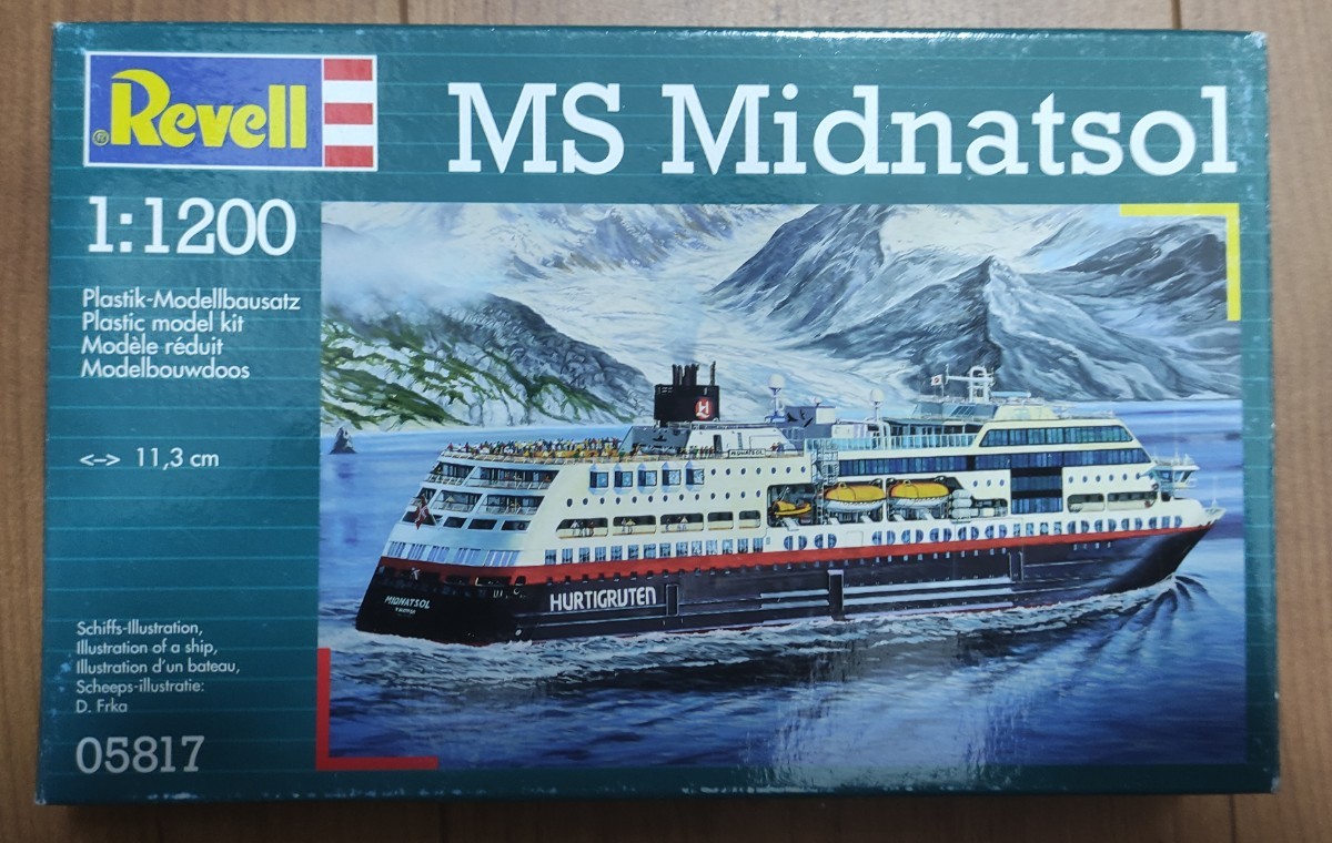 定形外発送可 1/1200 MS Midnatsol (ミッドナットソル ミッドナイトソル フェリー 客船) レベル 05817 スウェーデン ノルウェー_画像1
