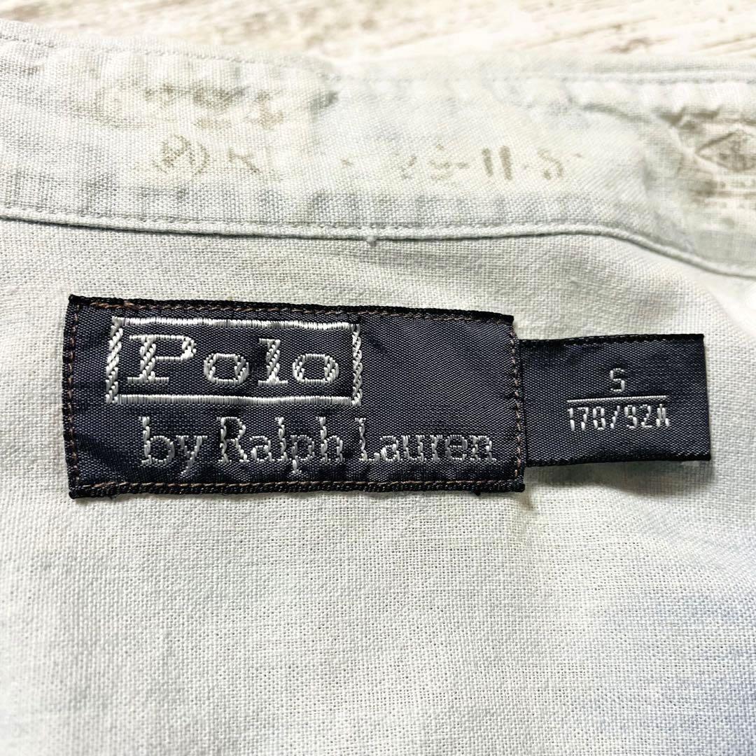 POLO RALPH LAUREN 　半袖デニムシャツ　ヴィンテージ【S】_画像9