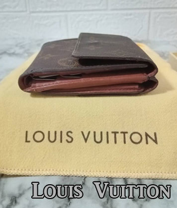 プレゼントにも最適　ルイヴィトン　二つ折り財布　箱・カード・袋つき　即決も4500円_画像7