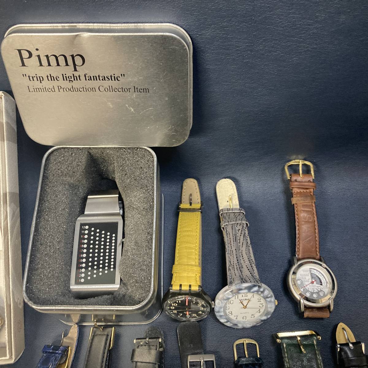 B0CY0108★希少品★90年代～ SWATCH スウォッチ Pimp AVI-8 アヴィエイト PERSON'S メンズ レディース ペア 腕時計 ジャンク まとめ 27本★_画像3