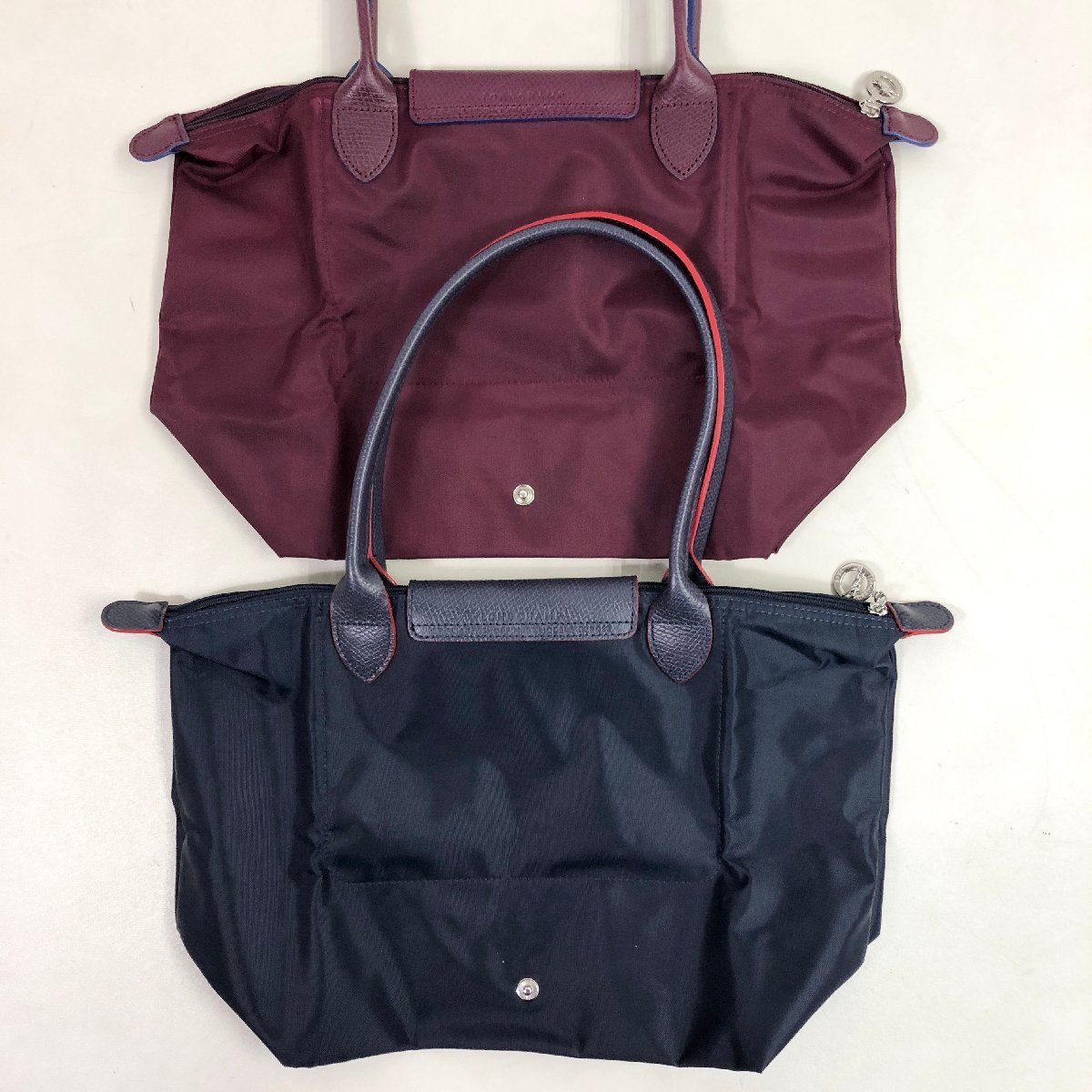 ▲ 中古品 LONGCHAMP ロンシャン 7点 まとめ トートバッグ ショルダーバッグ エコバッグ ポーチ 折りたたみ レザー ナイロン 現状品 1.60㎏_画像3