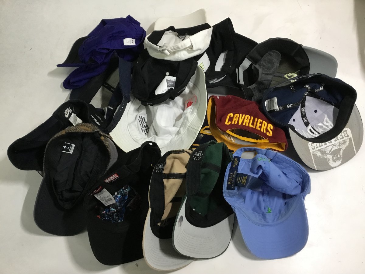 ★ブランドキャプ スポーツ アウトドア 30個大量まとめて ラルフローレン mont-bell 47キャップ NIKE champion Tommy 現状品2.75kg★_画像4