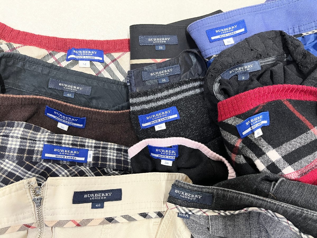 ●BURBERRY/LONDON/BLUE LABEL バーバリー 13点 サイズMIX スカート キュロット トップス ワンピース 等 レディース 卸 現状品 2.58kg●_画像6