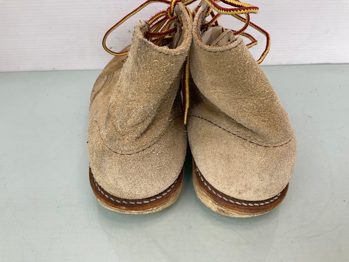 □RED WING SHOES∥レッドウィング　スエードレザーブーツ　レースアップ　8167　SIZE:7（25㎝相当）　かかと減りあり　中古品【現状品】□_画像4