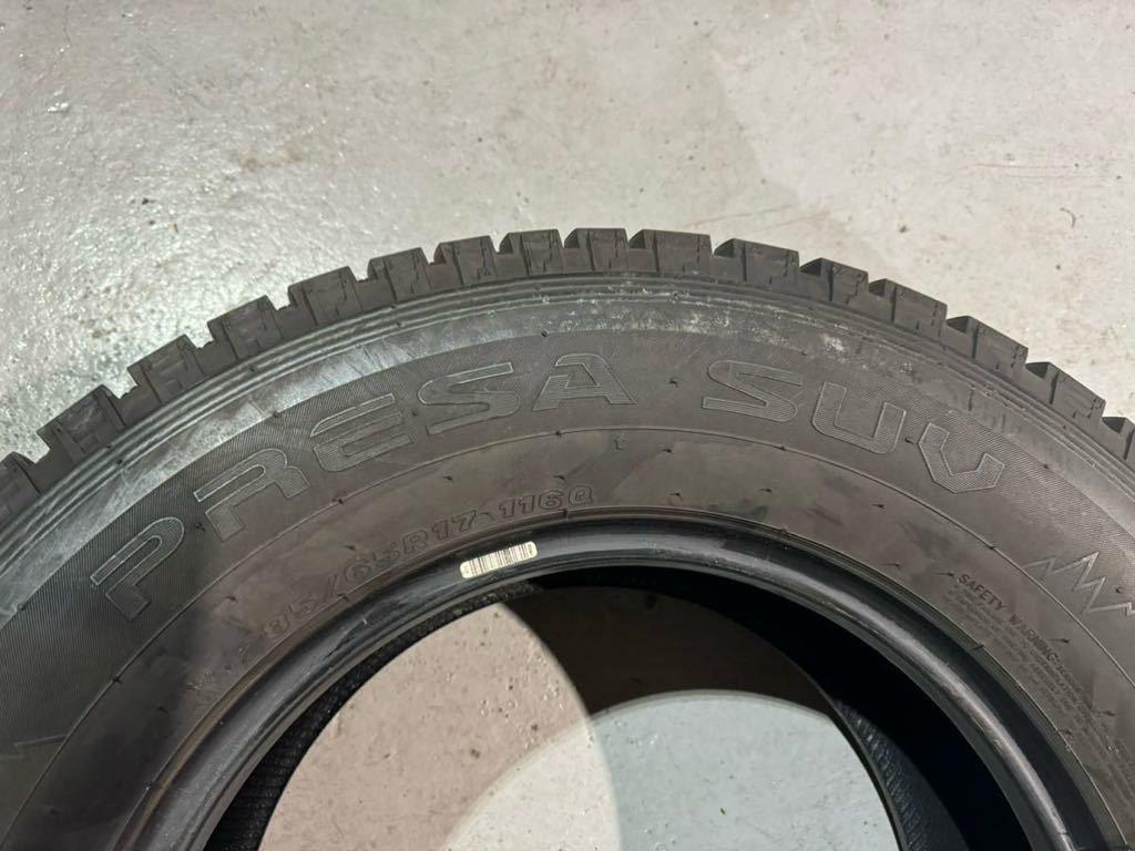 バリ山スタッドレス 285/65R17 maxxis 中古４本セット_画像4