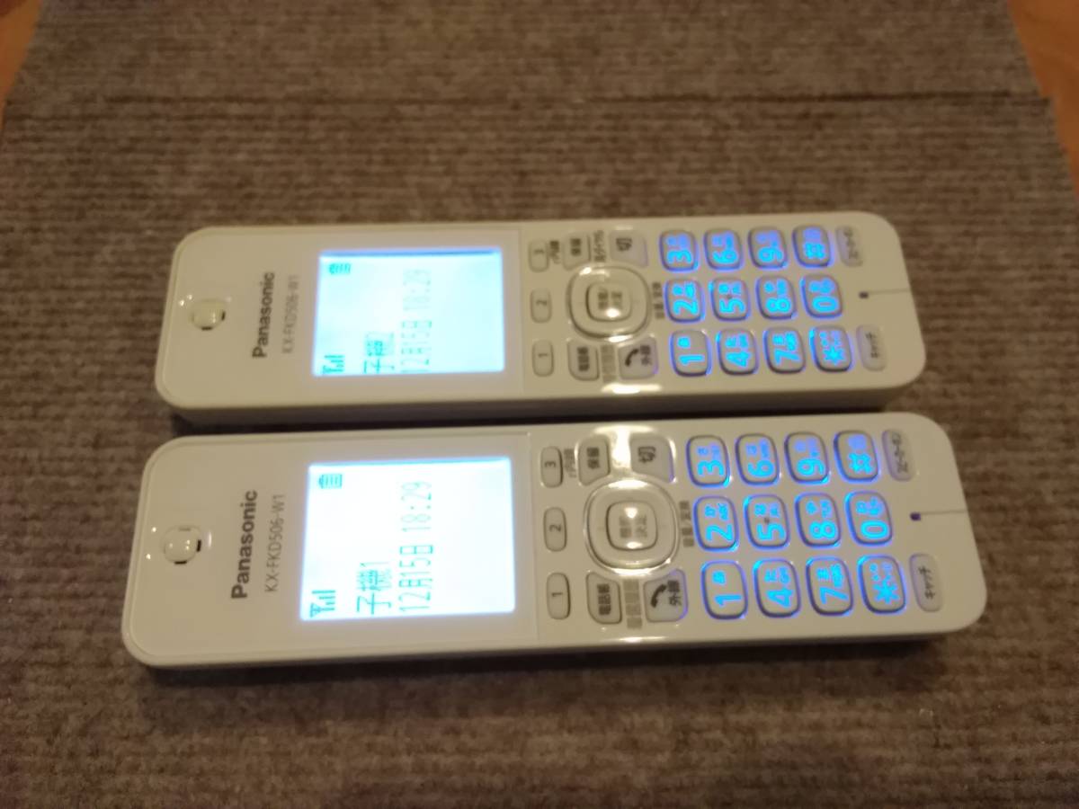 3【漢字表示子機２台付 見てから印刷 着信読上げ 迷惑電話対策機能
