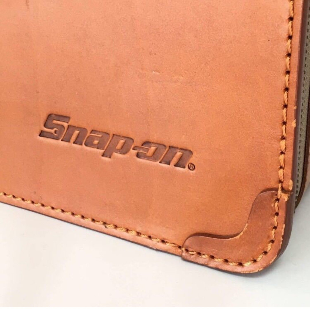 希少 SNAP-ONスナップオン社製 本革レザーツールケース ヌメ革 希少 SNAP-ONスナップオン社製 本革レザーツールケース ヌメ革