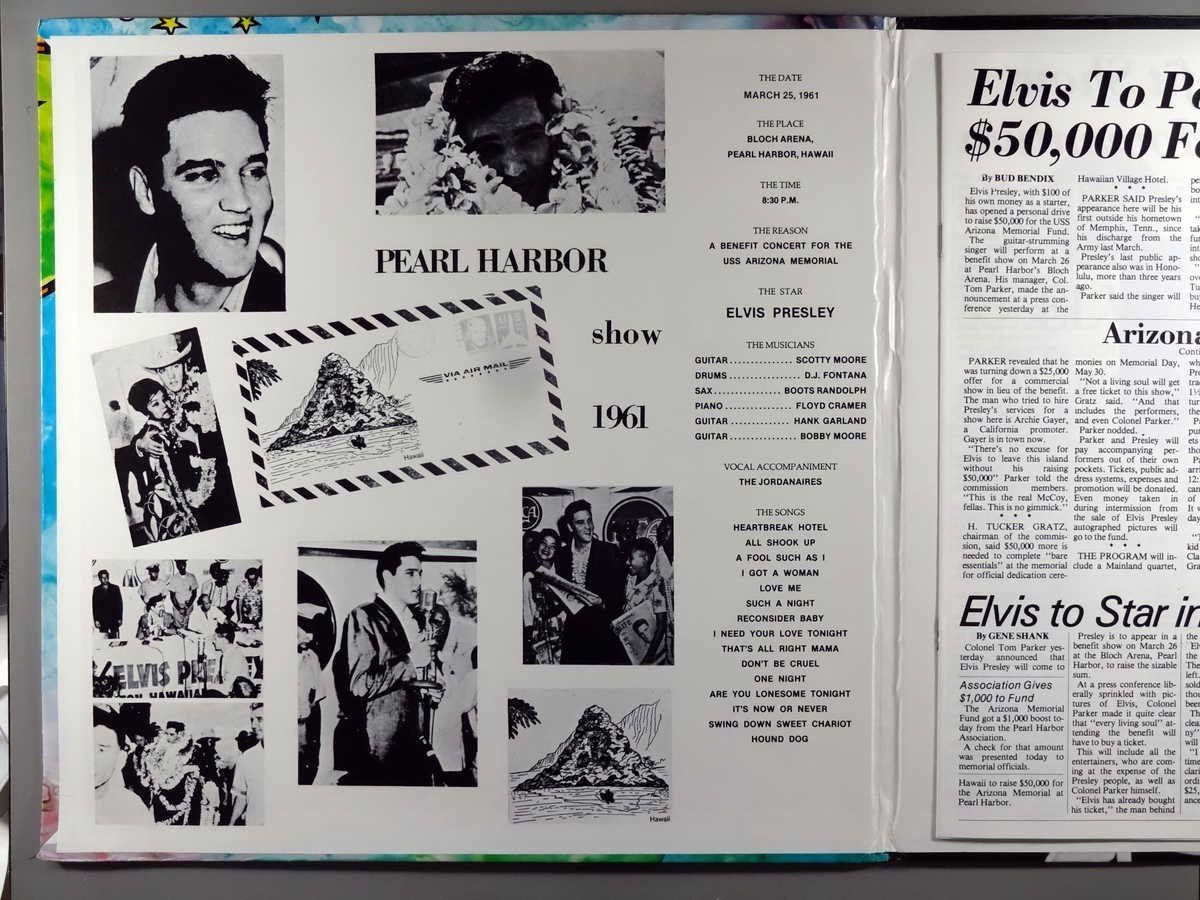 洋楽(輸入盤)■エルヴィス・プレスリー■Elvis' 1961 Hawaii Benefit Concert (MONO輸入盤)■Golden Archives│GA-200■1978年■管理15284_画像3