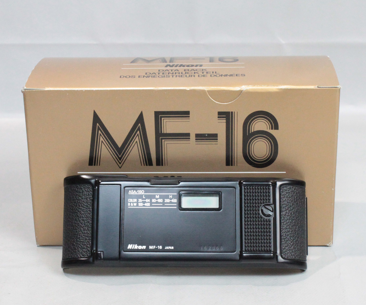 111546 【美品ニコン】 Nikon MF-16 データバックfor FA・FE2 111546 【美品ニコン】 Nikon MF-16 データバックfor FA・FE2