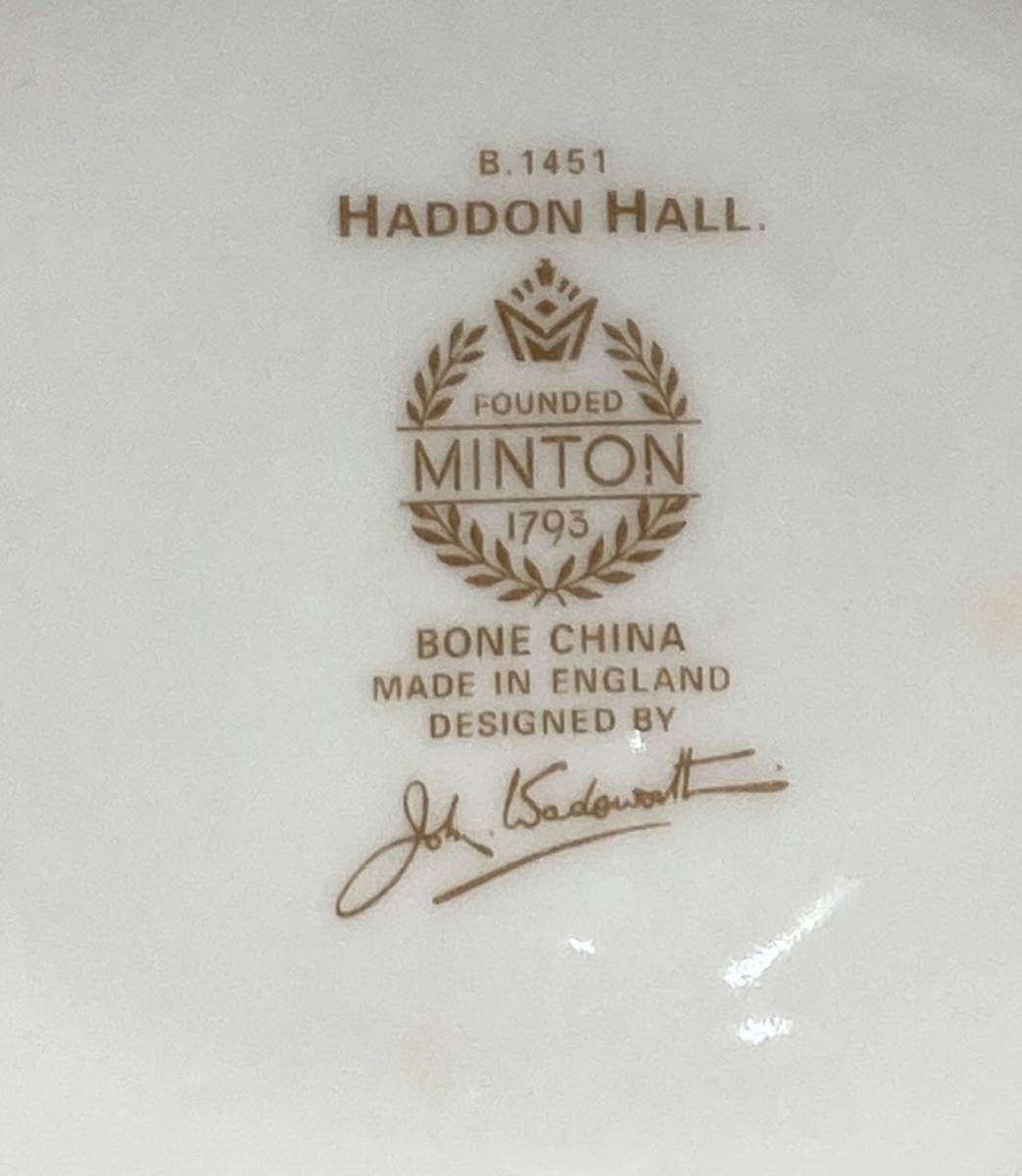 bk-281 MINTON ミントン HADDONHALL ハドンホール ティーポット 食器 (O15-13)_画像8