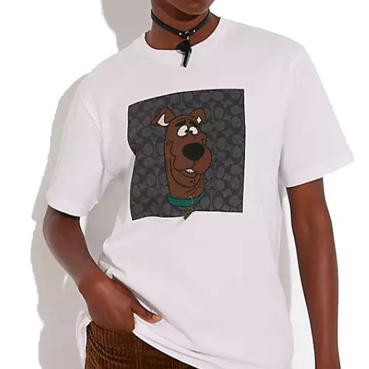 ◆新作コラボ商品！◆新品/正規品◆【COACH★CG610-S】COACH×SCOOBY-DOO! シグネチャー半袖Tシャツ ユニセックスモデル 定価23,100円 即決_画像6