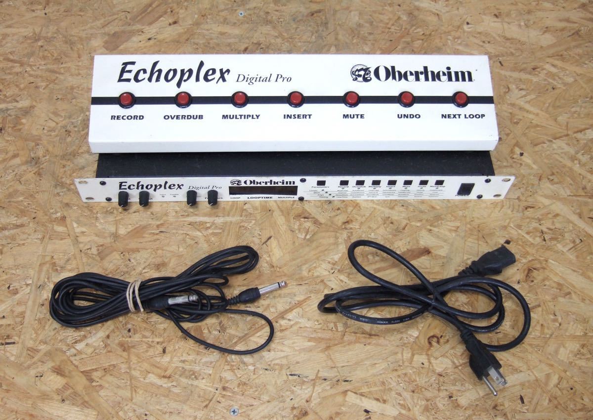 大注目 Oberheim Echoplex Digital Pro フットスイッチ付き ジャンク