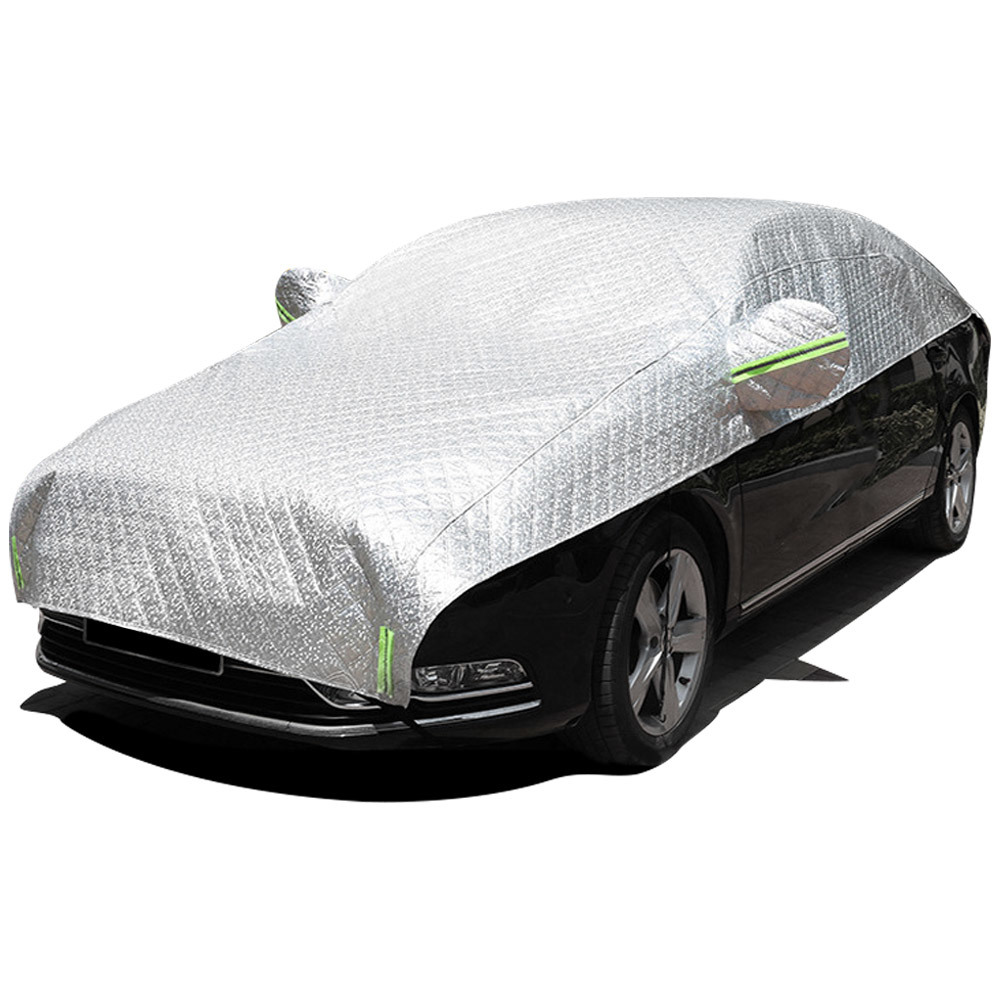 車カバー ハーフボディカバー ハーフタイプ車体カバー UVカット 防塵 防輻射紫外線 ハーフ車カバー (軽自動車 対応)450×180cm 2-Sの画像1