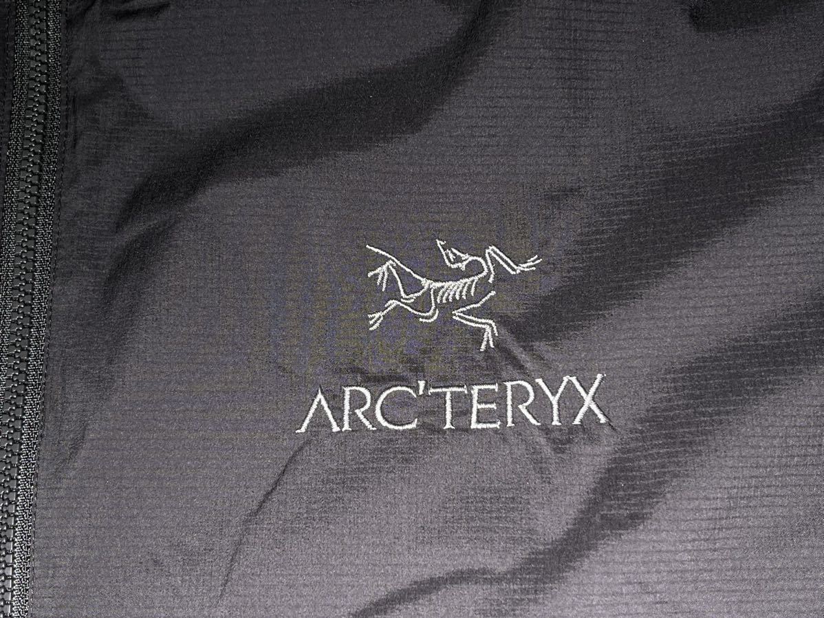 【新品未使用】ARC'TERYX アークテリクス Atom SL Hoody アトムSL フーディ メンズ　ブラック Lサイズ_画像2