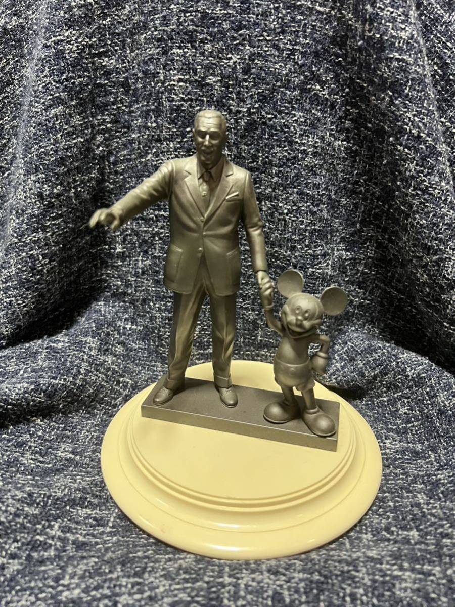 ディズニー ミッキー&ミニー メインストリート・フィギュア付プレート WDW30周年記念 Bradfoed Exchange社 USA 2001年 - ミッキーマウス ディズニー ミッキー&ミニー メインストリート・フィギュア付プレート WDW30周年記念 Bradfoed Exchange社 USA 2001年 - ミッキーマウス