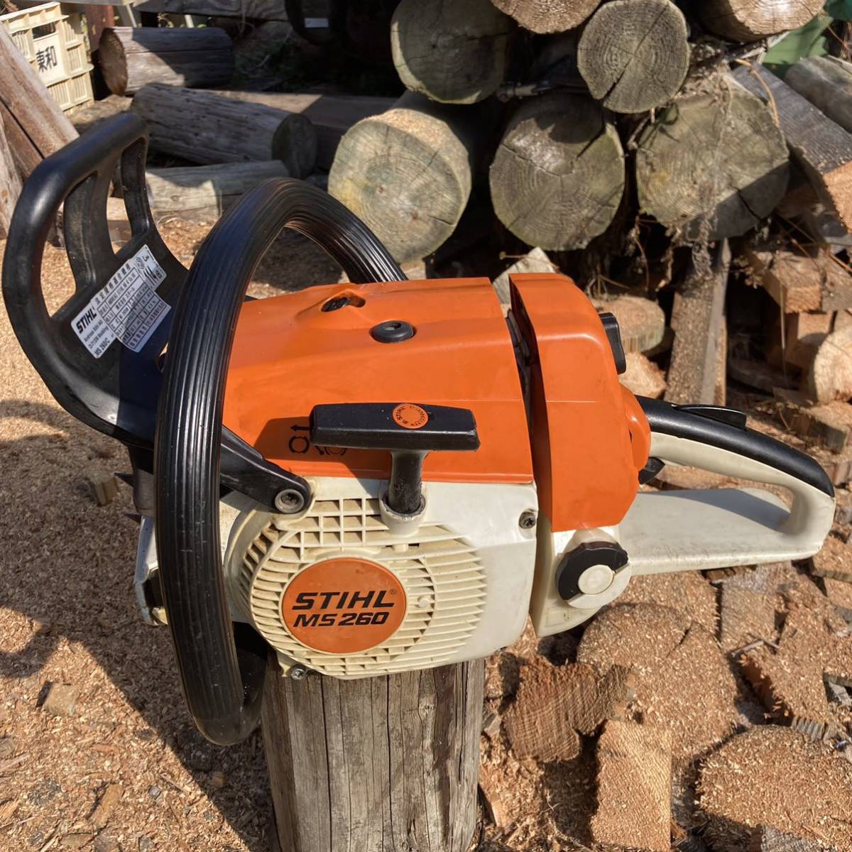 STIHL スチール エンジンチェーンソー MS260 グリップヒーター STIHL スチール エンジンチェーンソー MS260 グリップヒーター