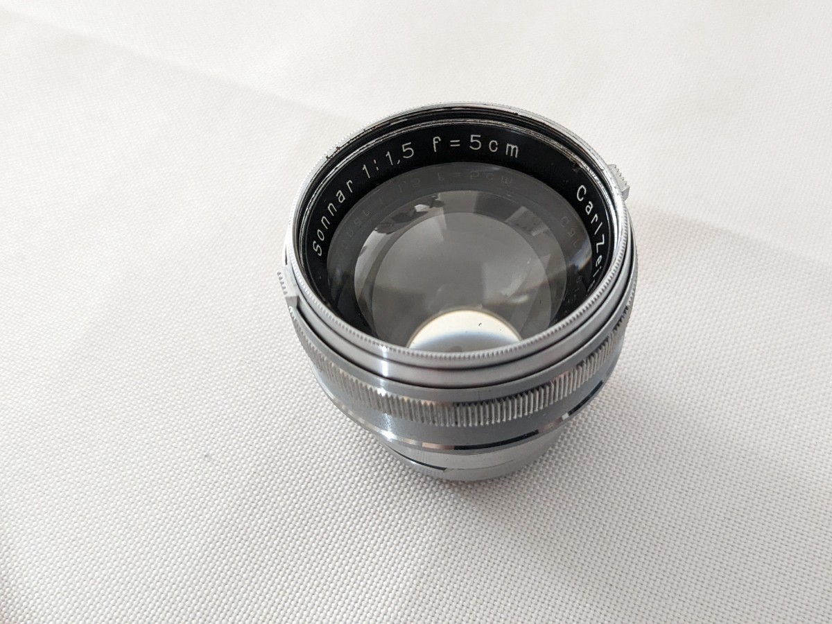 美品　Carl Zeiss Jena Sonnar 5cm f1.5 CONTAXマウント　 コンタックス ゾナー ノンコート 戦前 Zeiss_画像1