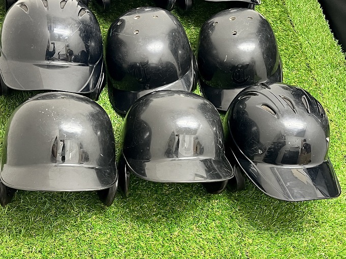 【122704】ジャンク 野球 一般用 軟式 ヘルメット ボストンバッグ ブラック ミズノ SSK ZEET 計11点 まとめ売り_画像7
