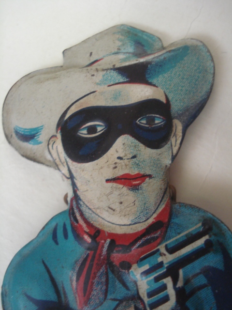 [ подлинная вещь ] заем Ranger жестяная пластина. значок MADE IN JAPAN|Vintage Lone Ranger Tin Badge [ стоимость доставки 185 иен ]