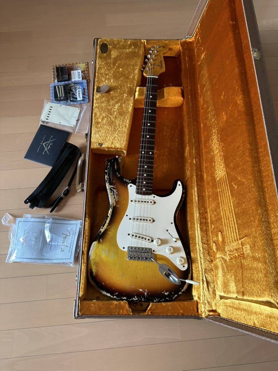 Fender Custom Shop 1959 Stratocaster Heavy Relic Aged 3-Tone Sunburst 最終値下げ_画像1