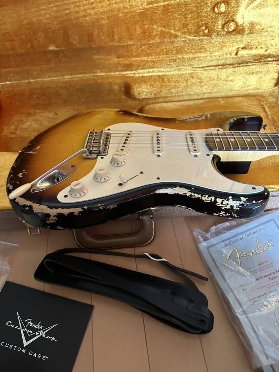 Fender Custom Shop 1959 Stratocaster Heavy Relic Aged 3-Tone Sunburst 最終値下げ_画像5