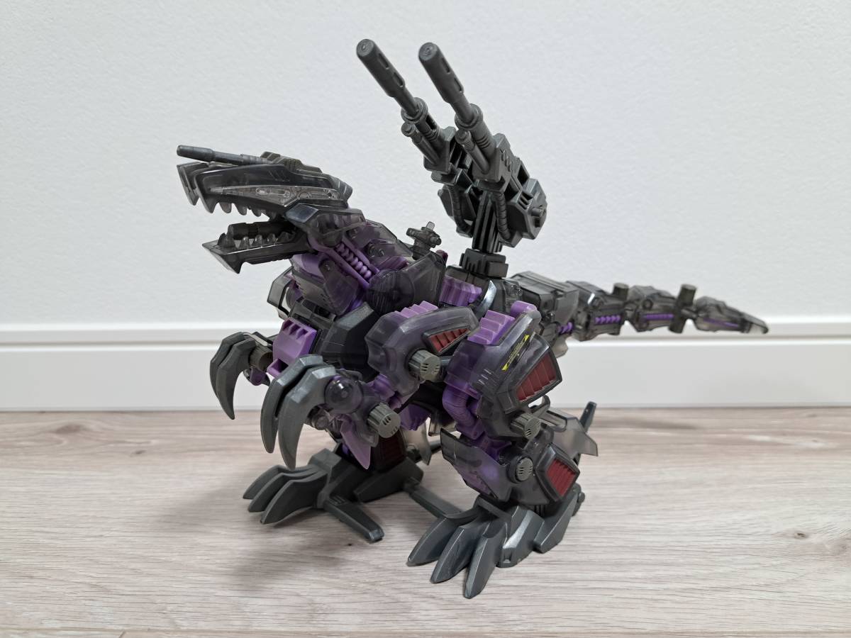 超希少！トミー ZOIDS 旧ゾイド ジェノザウラーホロテック(スペシャルカラーバージョンクリアブラック レイブン仕様)絶版品/限定版_画像1