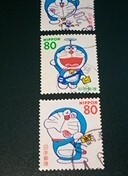 使用済　1997年Gドラえもん80円5種_画像3
