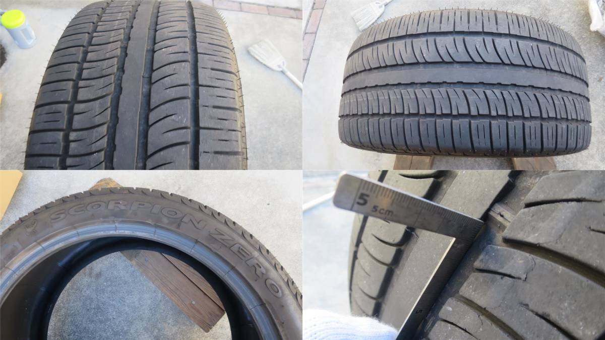 ★305/35ZR22(110Y)★ピレリー★PIRELLI★SCORPION ZERO★スコーピオンゼロ★山あり★1本★中古品★2019年製造★22インチ★直接引取OK★_画像8