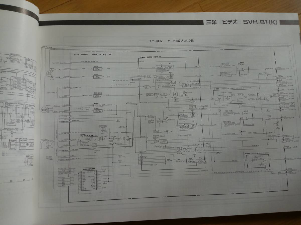 テレビ・ビデオ回路図集　TV/Video 22　上巻　電波新聞社　【即決】_画像4