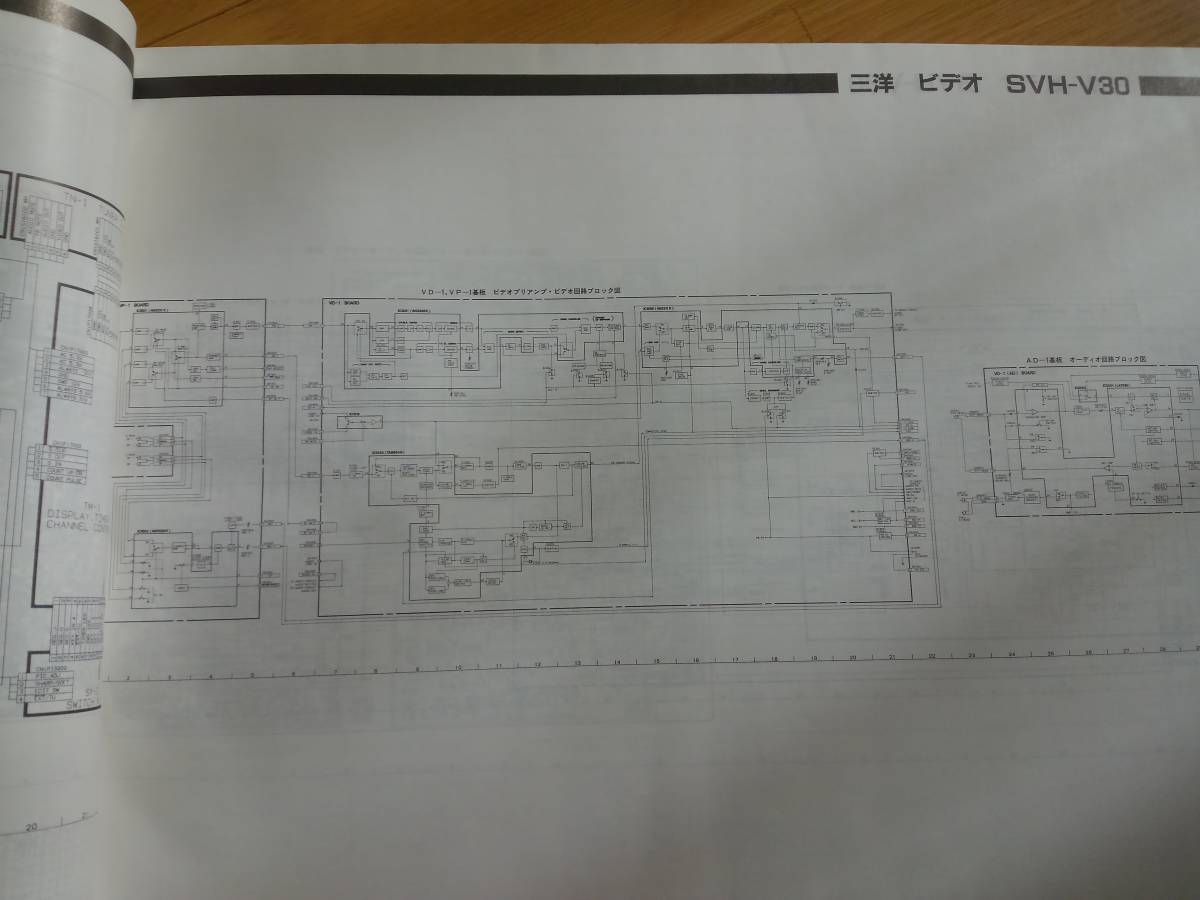 テレビ・ビデオ回路図集　TV/Video 22　上巻　電波新聞社　【即決】_画像3