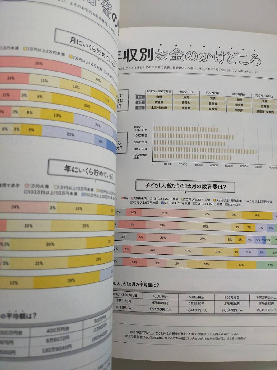 貯めている100人の家計　年収別　貯めテク大公開　暮らしに合わせた予算や貯蓄がよくわかる　【即決】_画像5