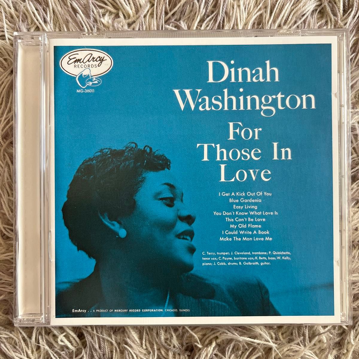 dinah Washington  for those in love  輸入盤CD