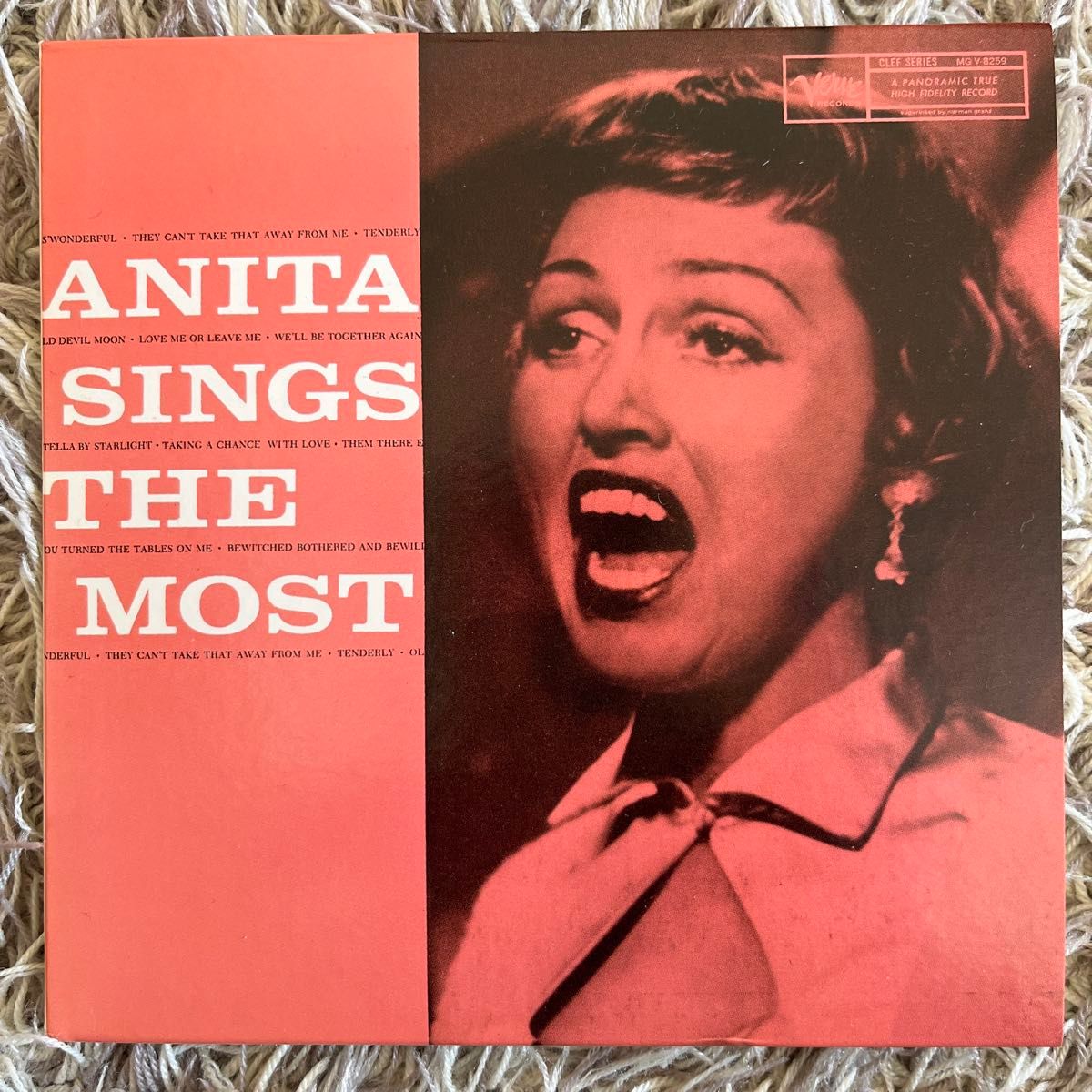 anita o'day  anita sings the most アニタ・オデイ　国内盤CD 紙ジャケット