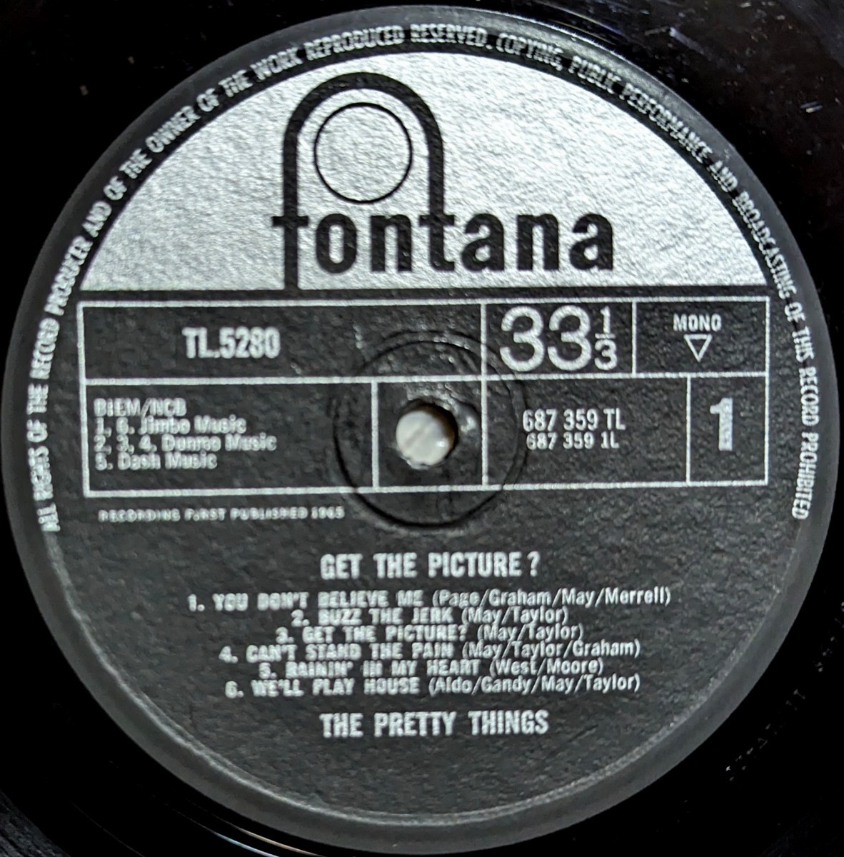 The Pretty Things-Get The Picture?★英Fontana Orig.モノ盤/マト1_画像3