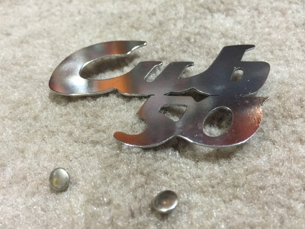 ホンダ エンブレム カブ Ｃ50 フロントカバー レッグシールド honda cub emblem vela_parts 0201_画像3