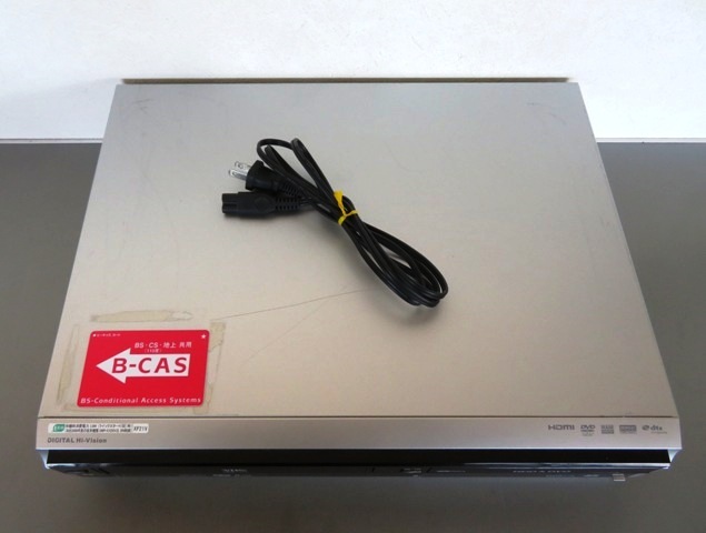 パナソニック HDD搭載VHS一体型ハイビジョンDVDレコーダー DMR-XP21V　現状②_画像2