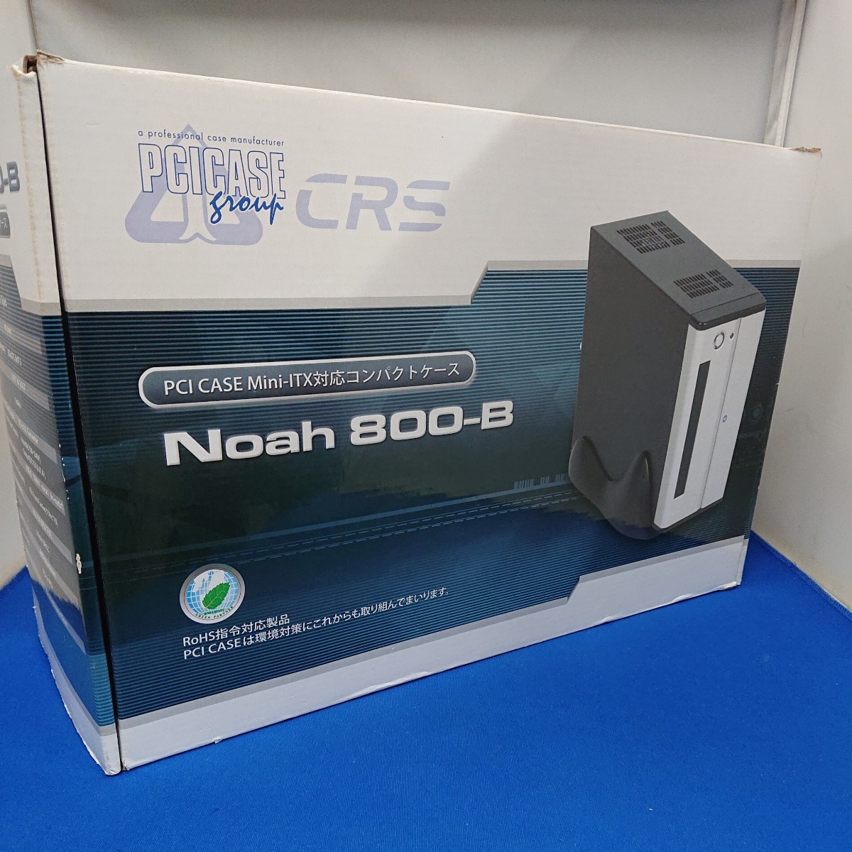 ★Diracディラック Noah 800-B Rev1.5 PCICase Mini-ITX対応コンパクトケース HD-Audio対応 パソコン パーツ 縦 横 兼 シルバー/ブラック★_画像9