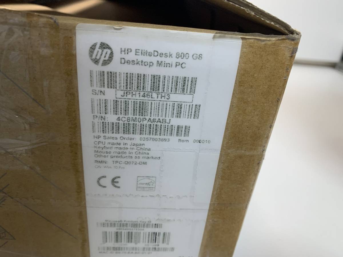 HP EliteDesk 800 DM G8 i5-11500T 1.5GHz/8GB/SSD 240GB/Windows 10 Pro 第11世代Intel デスクトップPC_画像10