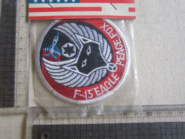 ビンテージ ミリタリー F-15 EAGLE PEACE FOX イーグル ピース フォックス アメリカ空軍 ワッペン/パッチ カスタム 米国 古着 150_画像6