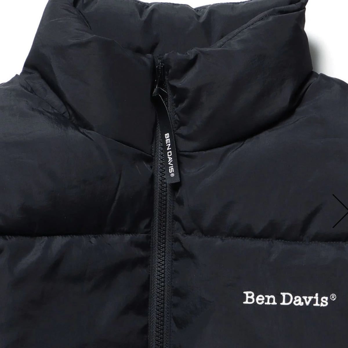 ■新品/未着用【BEN DAVIS 】BD PUFFER JACKET / ワンポイント刺繍 フェイクダウン ジャケット パファージャケット ブラック_画像5