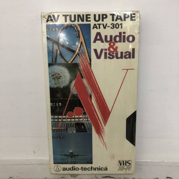 新品未使用　保管品　VHS audio-technica オーディオ・テクニカ　AV　TUNE　UP　TAPE　ビデオ　チューンアップテープ　RGB_画像1