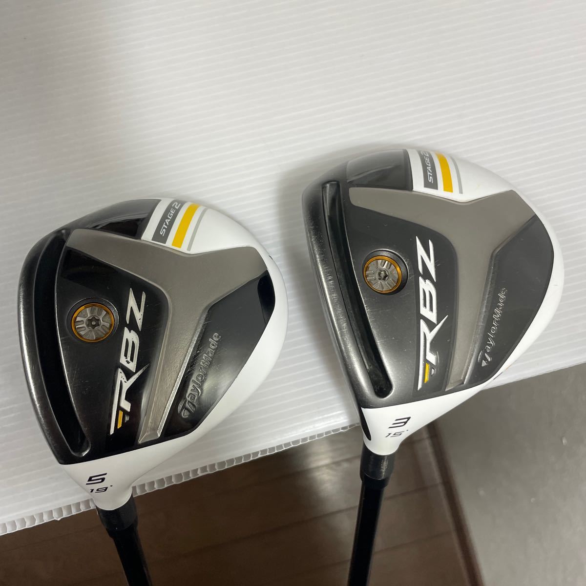 レフティー用 FW2本セット テーラーメイド RBZ STAGE2 3W 5W 15° 19° ロケットボールズ ROCKETBALLZ フェアウェイウッド 左用 番1644_画像1