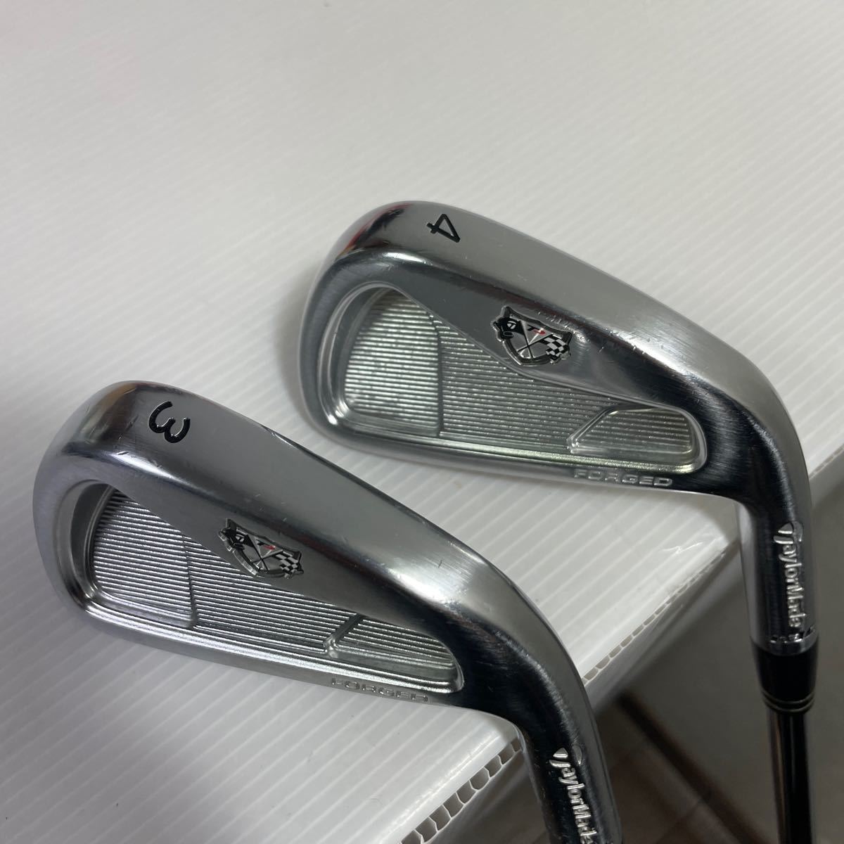 3番 4番アイアン 2本セット テーラーメイド RAC TP FORGED #3 #4 US DYNAMIC GOLD S300 ダイナミックゴールド DG 番69_画像1