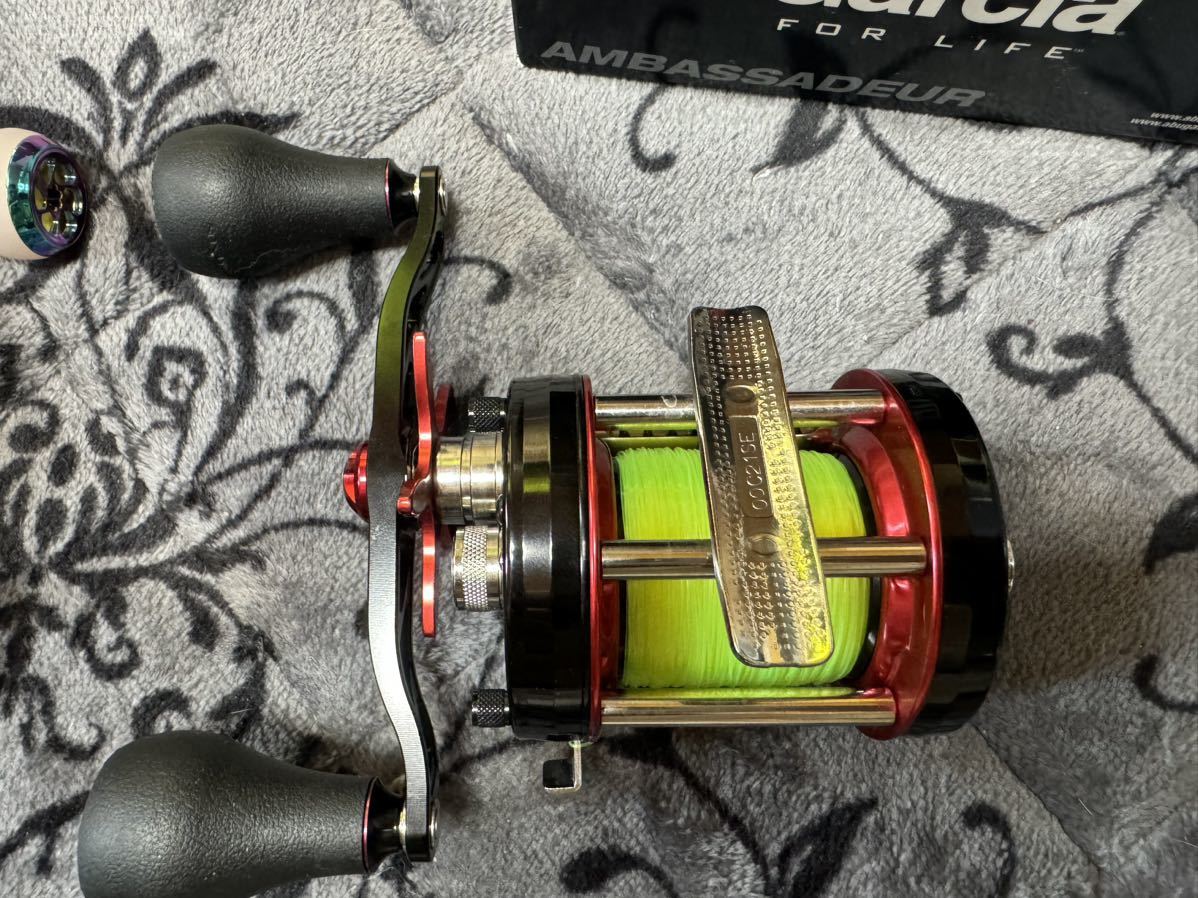 アブガルシア アンバサダー 6500CS ロケット クローム ABU Garcia Ambassadeur ROCKET CHROME 2点ブレーキ 遠投カゴ釣り セット売り_画像4